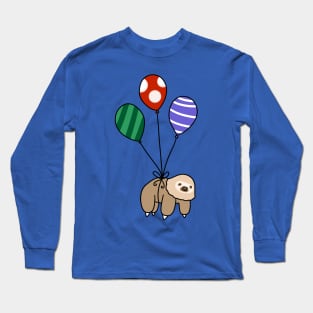 Balloon Two-Toed Sloth Long Sleeve T-Shirt